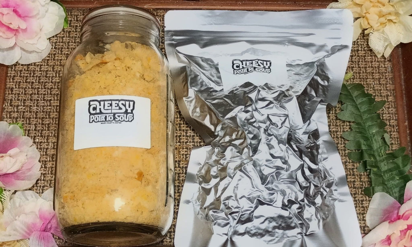 Cheesy potato soup (freeze dried)
