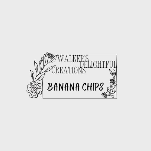 Freeze dried banana chips