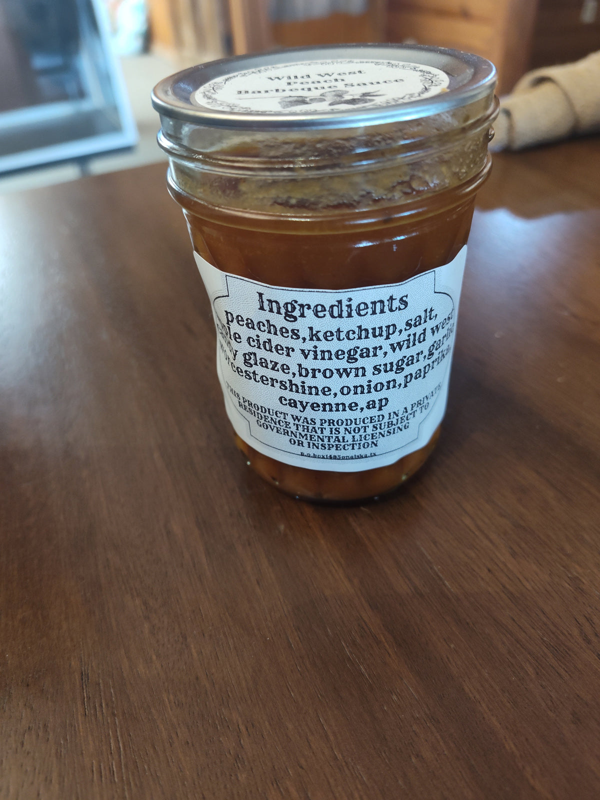 Peach BBQ Sauce pint
