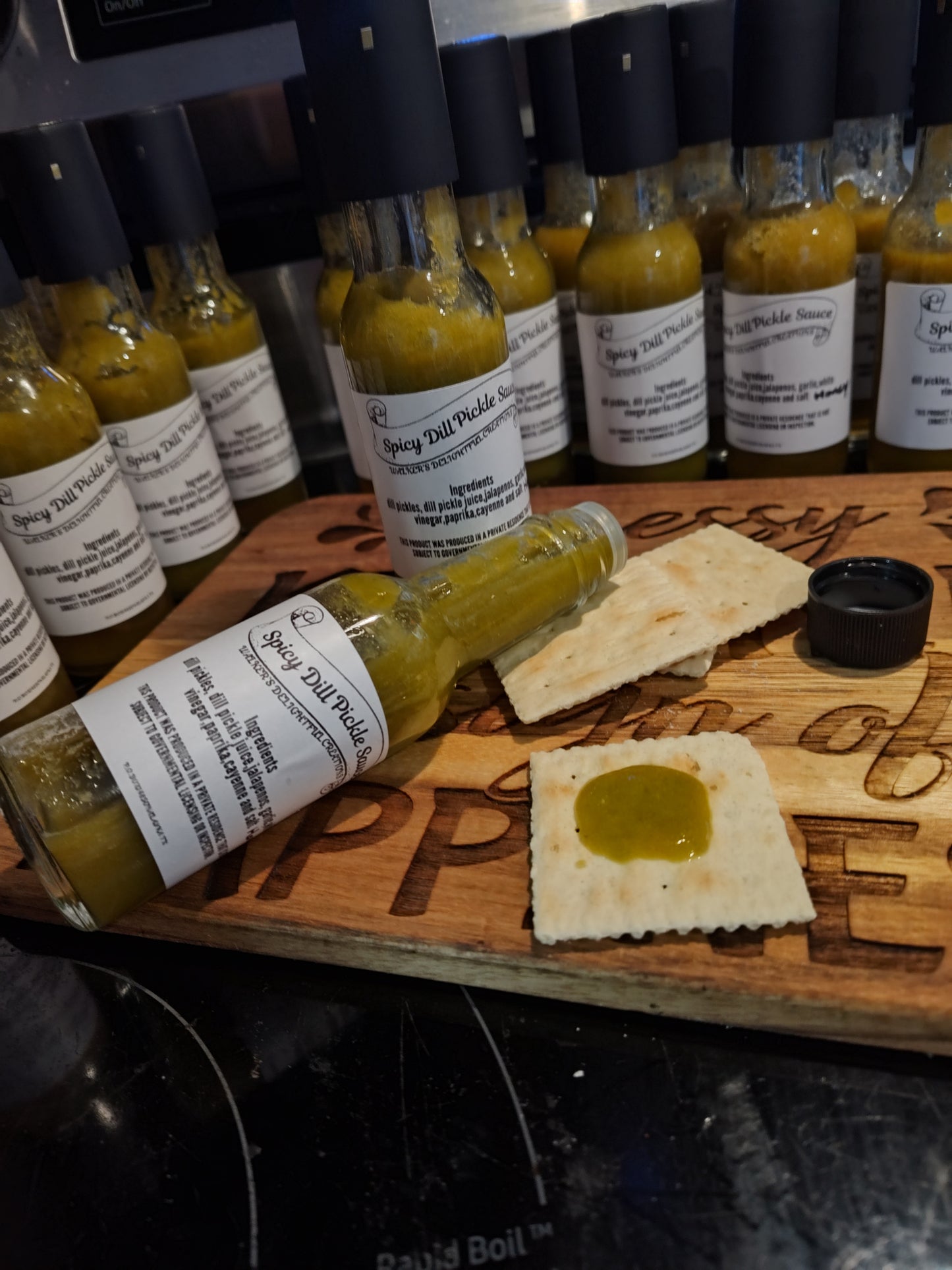 Spicy dill pickle sauce