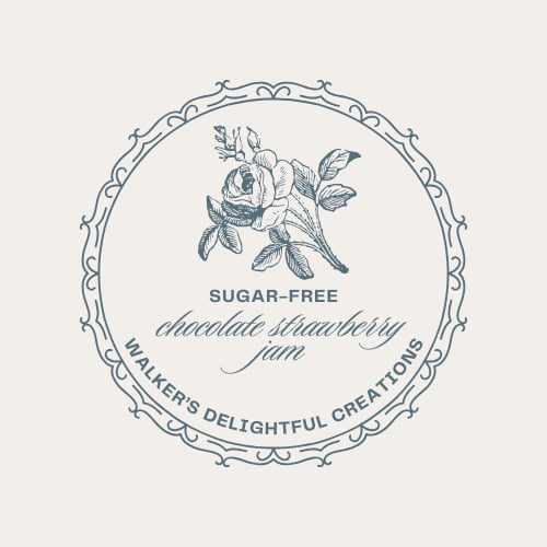 sugar-free chocolate strawberry jam