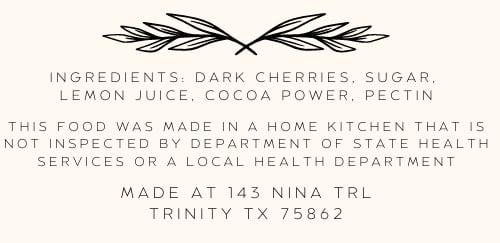 Chocolate Cherry Jam