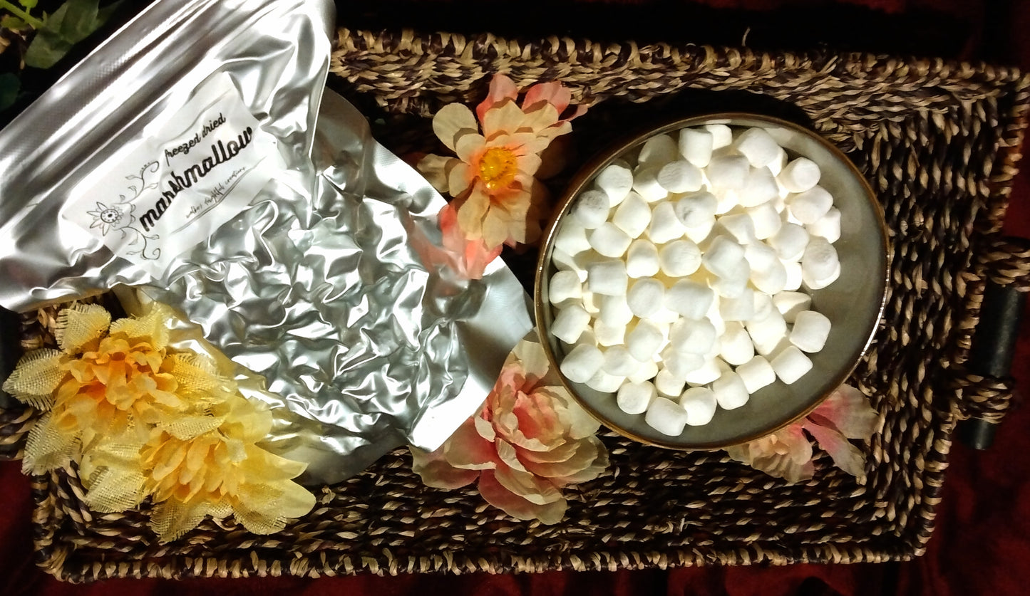 Freeze dried marshmallows