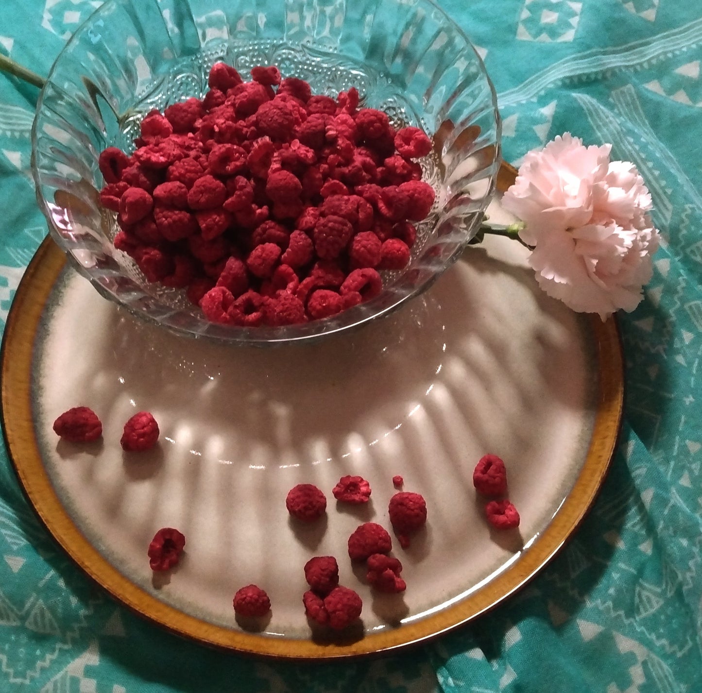 Freeze dried raspberries