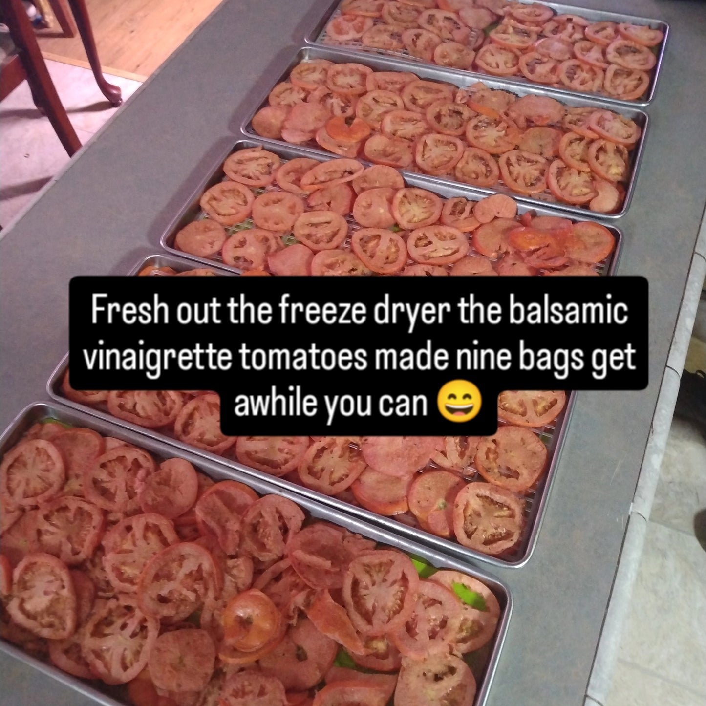 Balsamic vinaigrette tomatoes