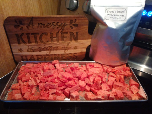 Freeze dried watermelons