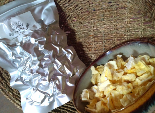 Freeze dried pineapple